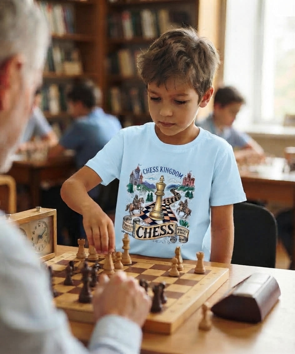 camiseta ajedrez el reino