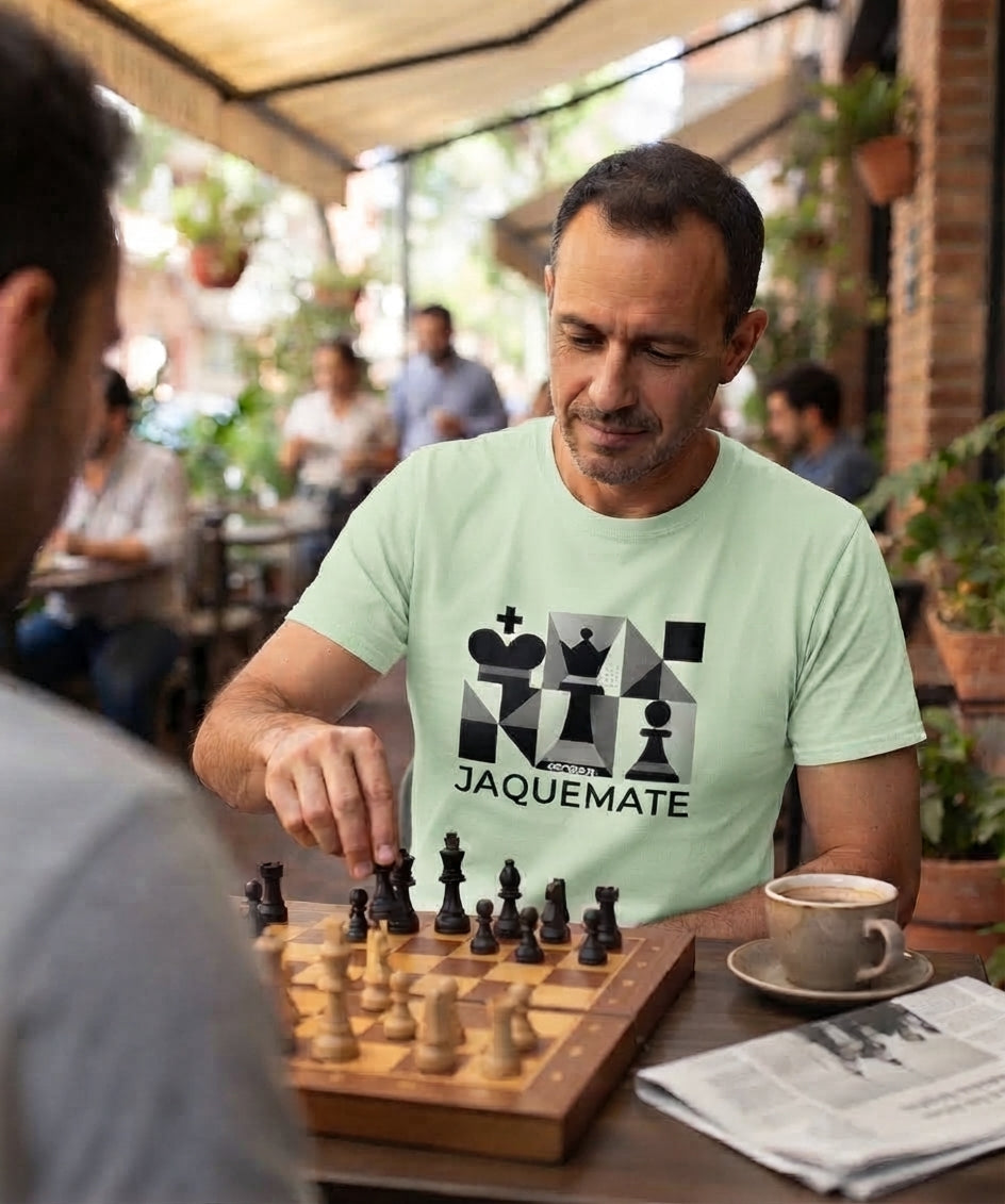 camiseta ajedrez jaque mate