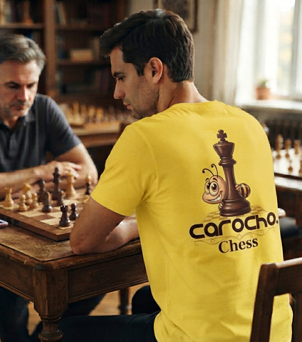camiseta carocho ajedrez