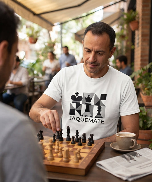 camiseta ajedrez jaque mate