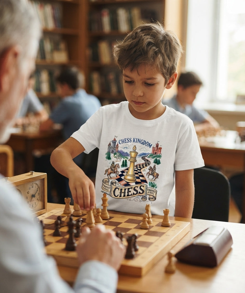 camiseta ajedrez el reino