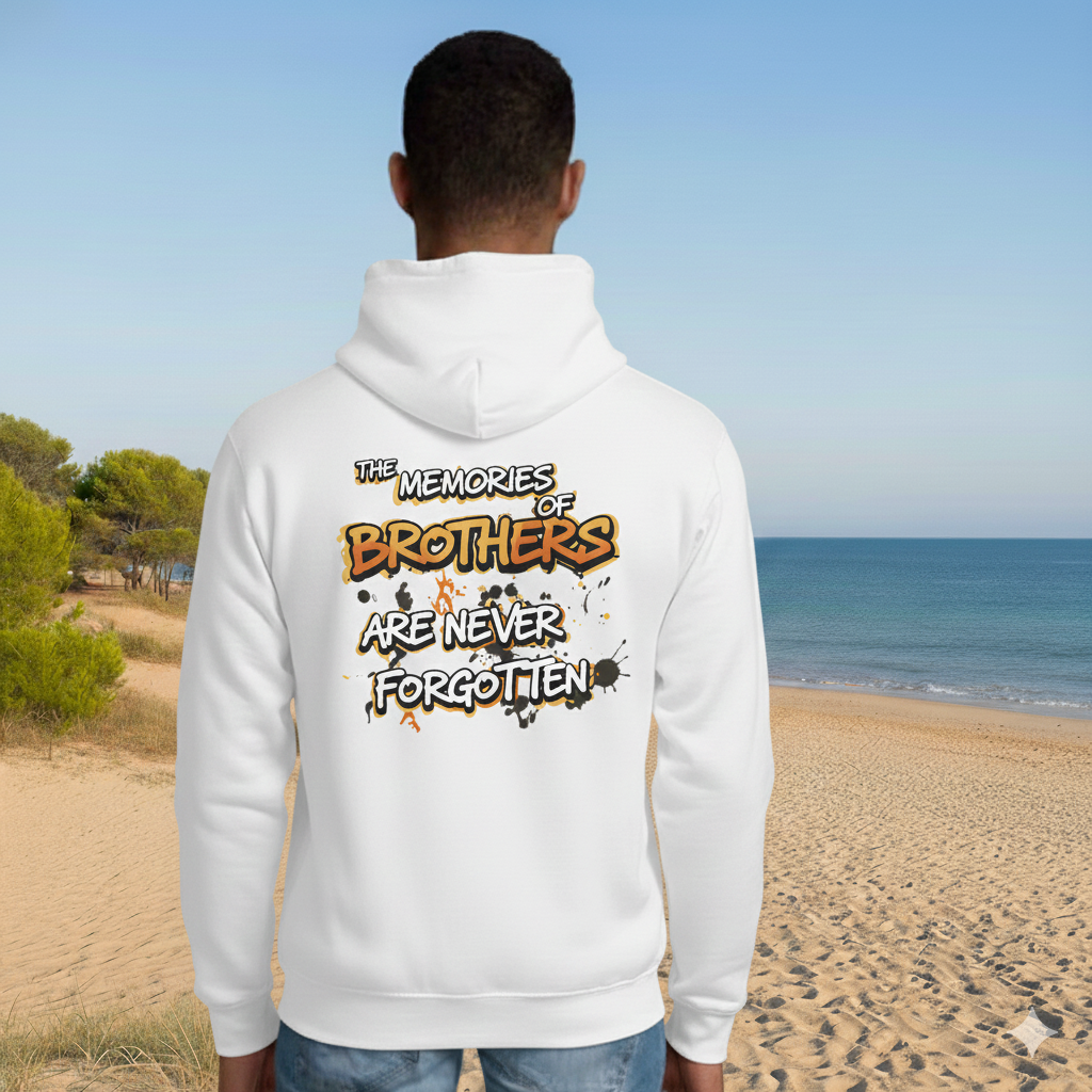 Sudadera con capucha con historia